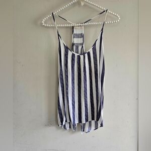 Everly Sz Small Open Back Flowy Halter Tank